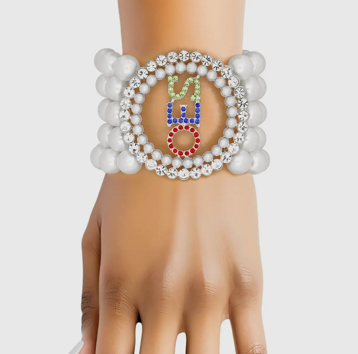OES Bracelets & Flower Pin