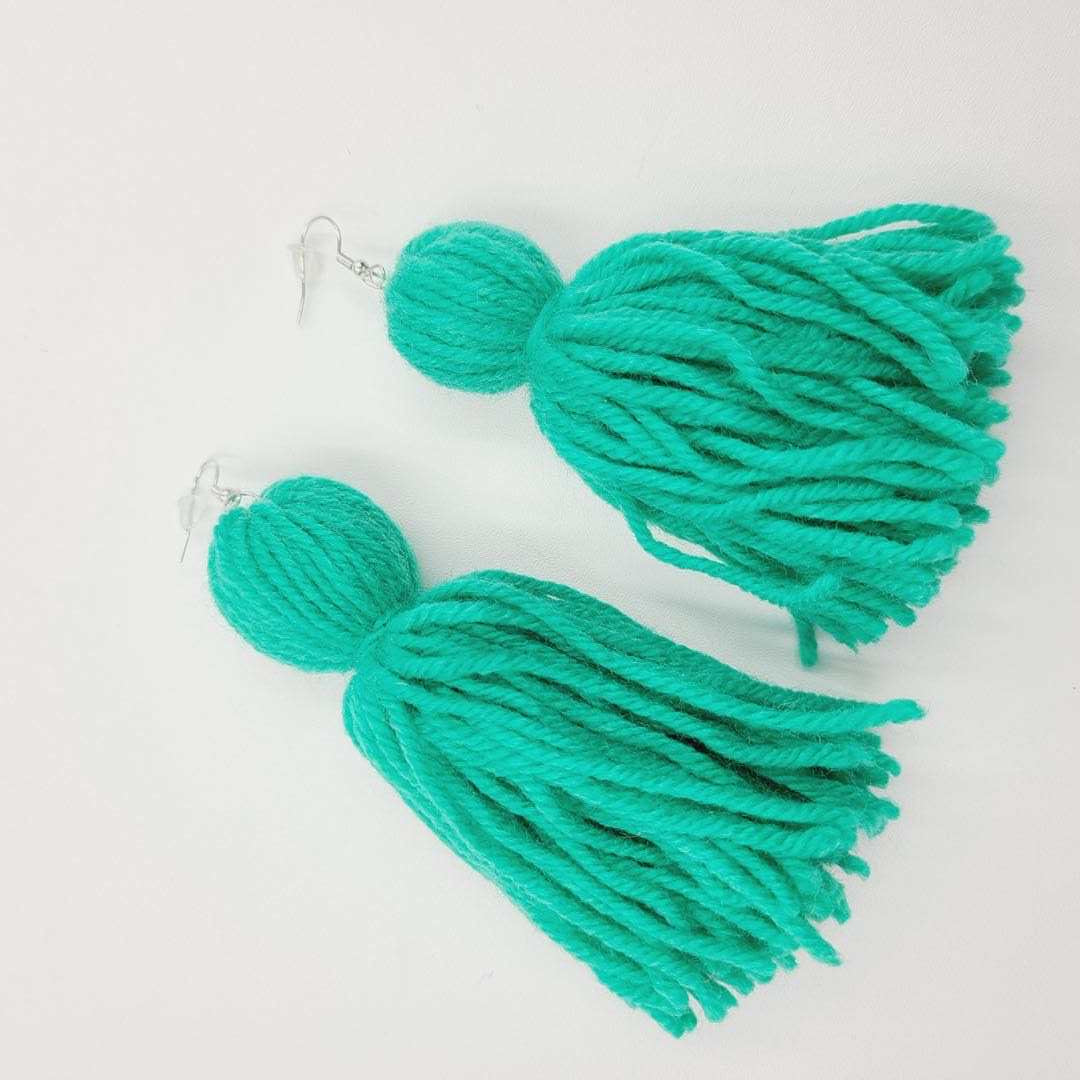Tassel Yarn Earrings