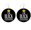 BC Round wooden Earrings
