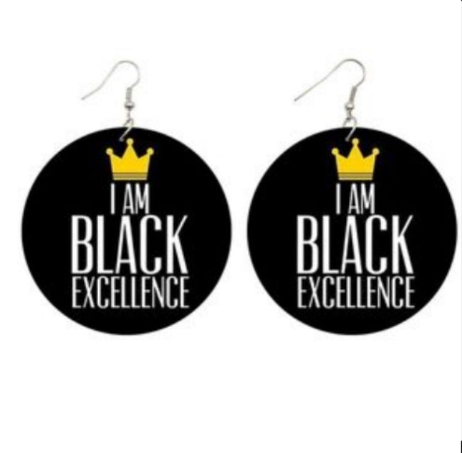 BC Round wooden Earrings