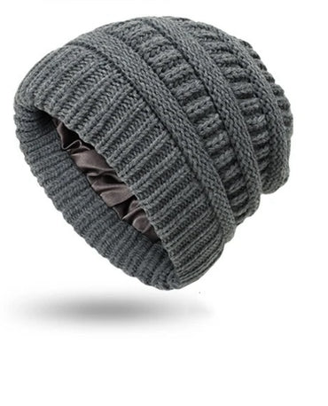 Satin-lined Beanies