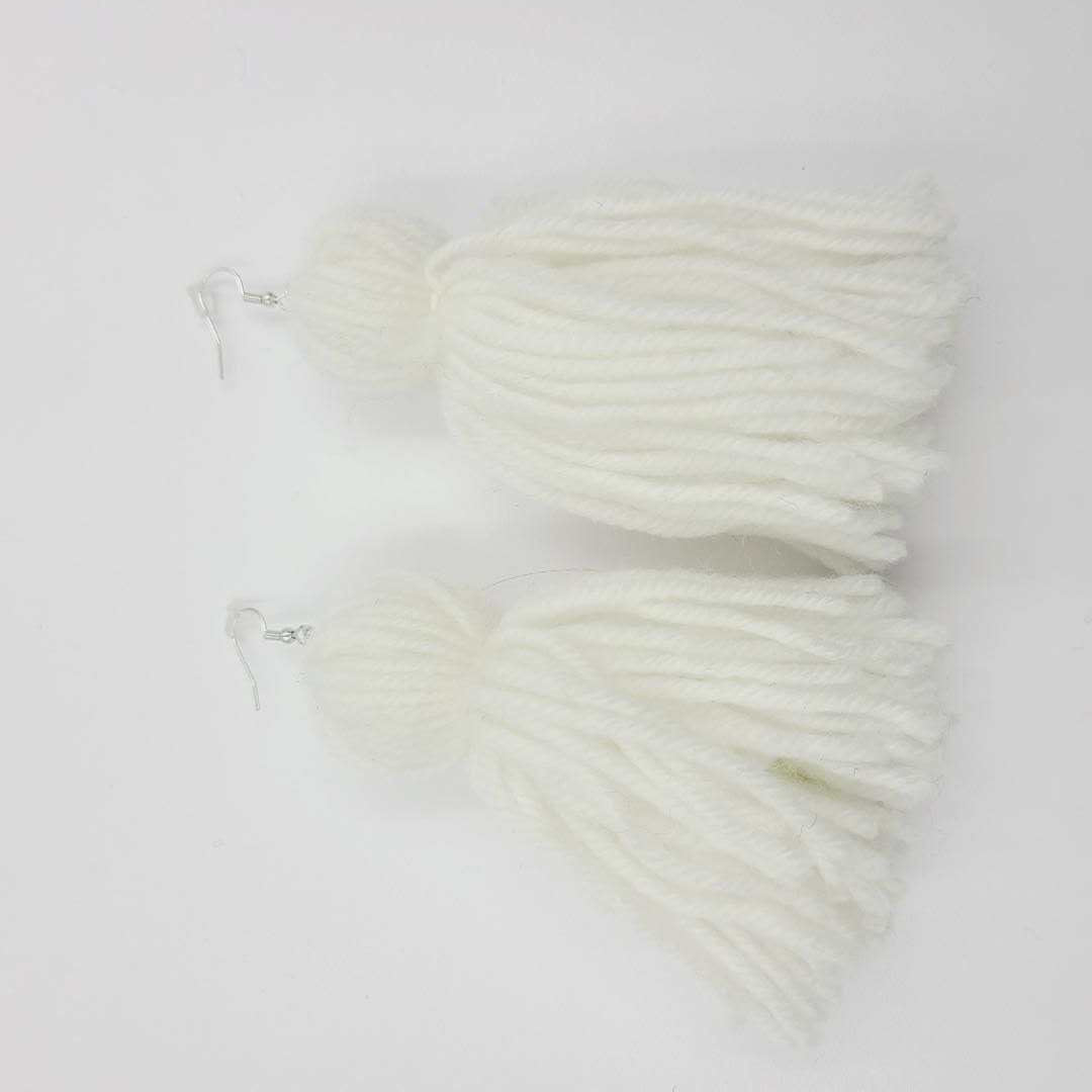 Tassel Yarn Earrings