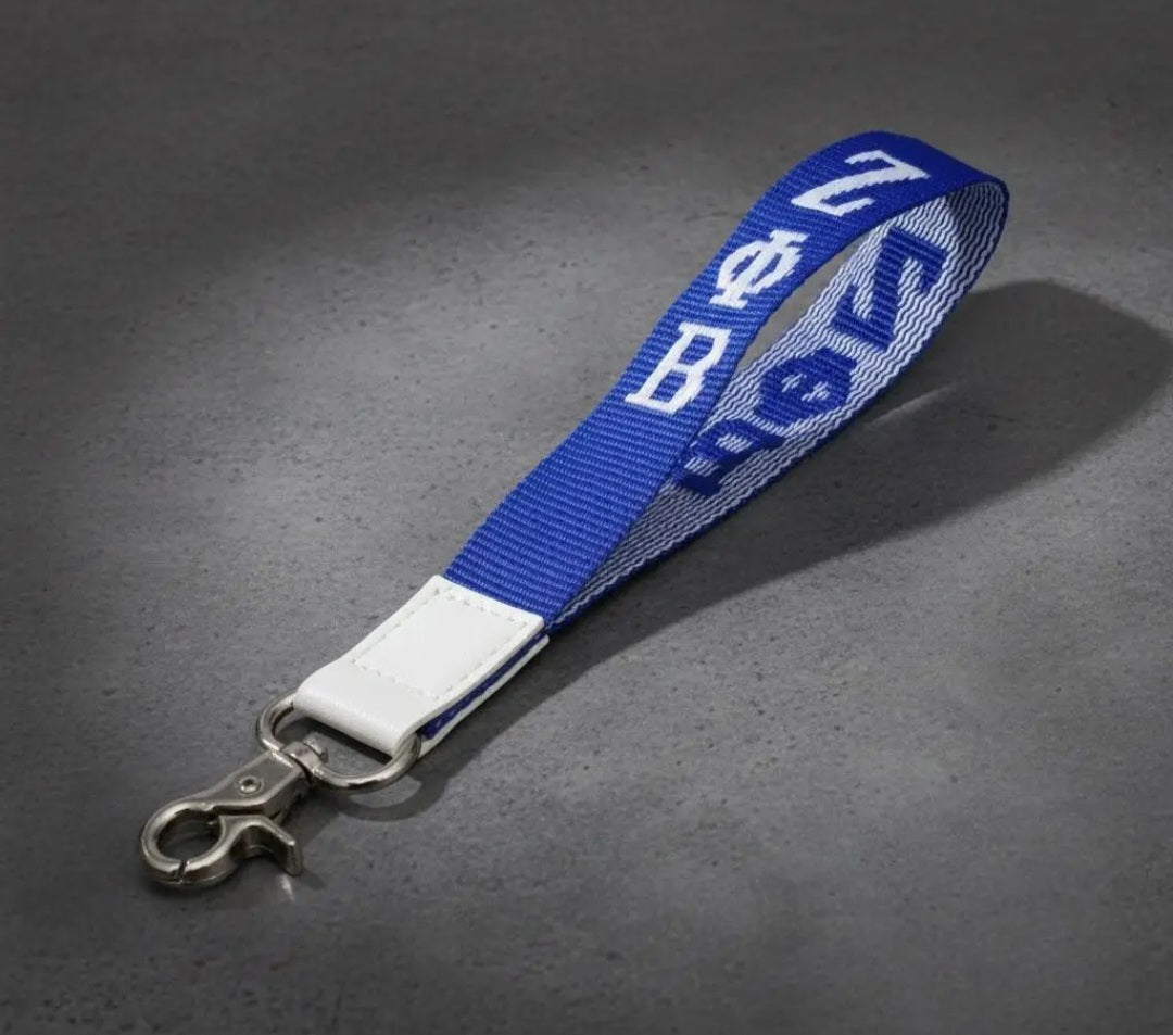 Divine 9 Clear Sorority Keychain Pouch