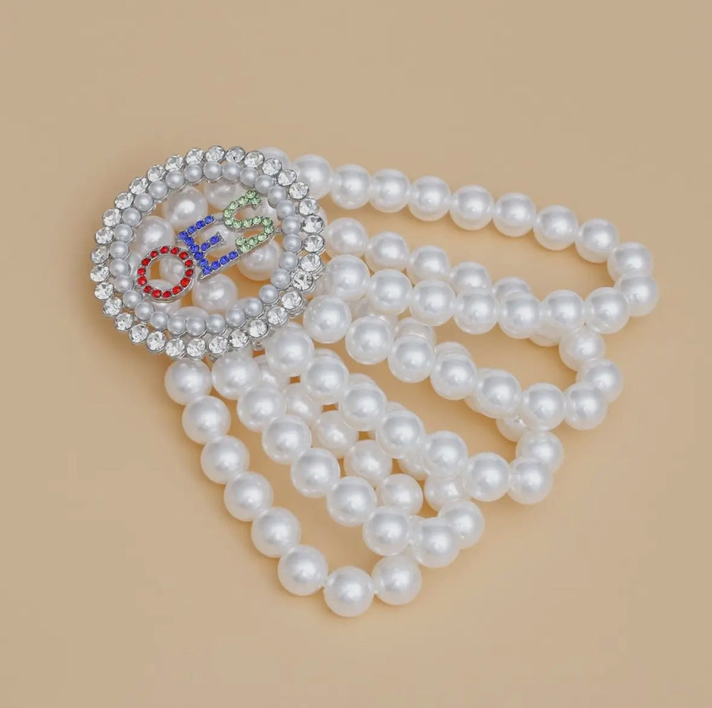 OES Bracelets & Flower Pin