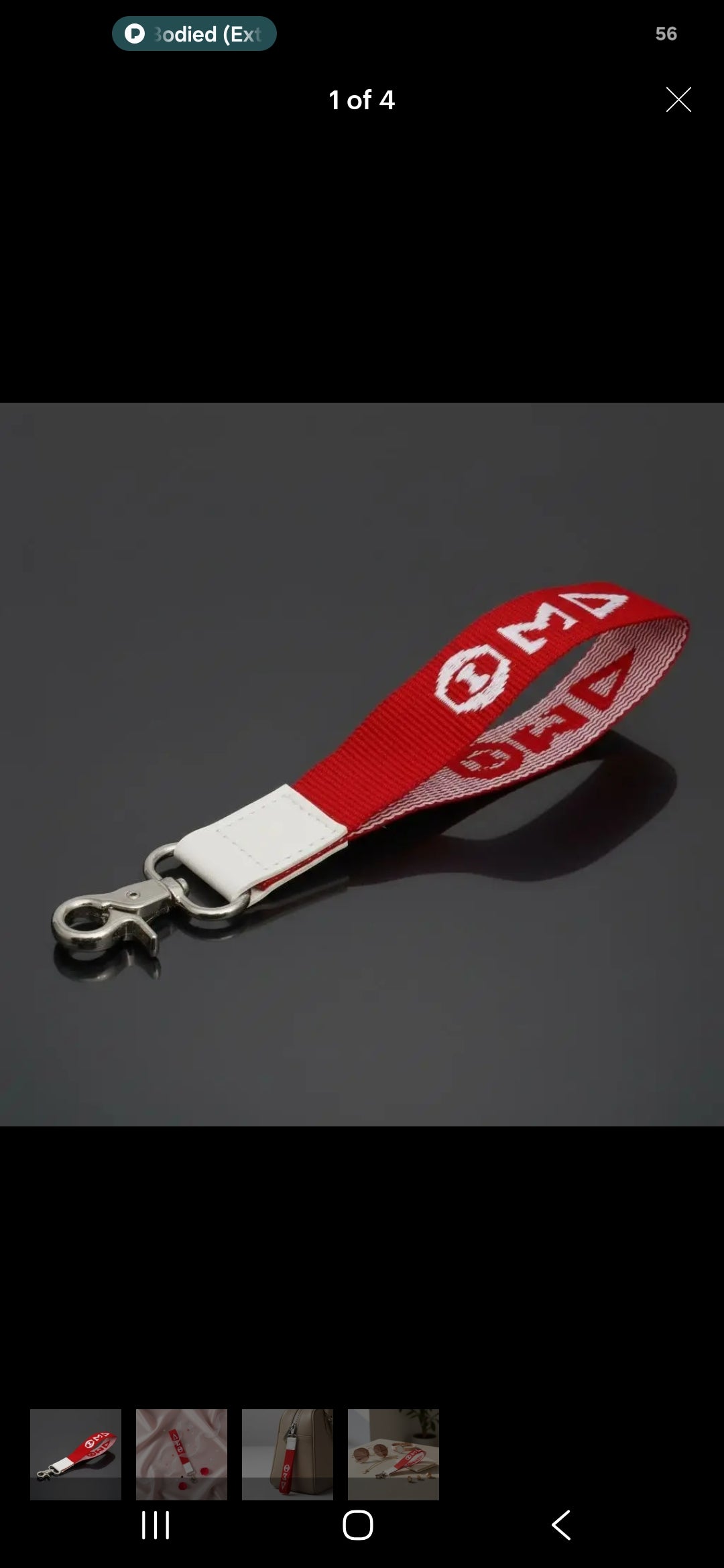 Divine 9 Clear Sorority Keychain Pouch