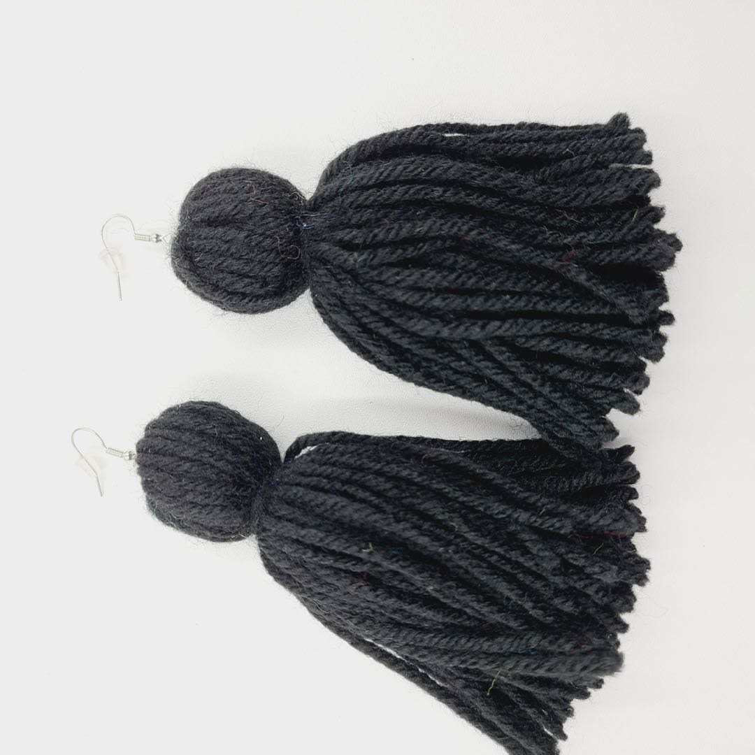 Tassel Yarn Earrings