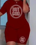 But God, shirt & shorts