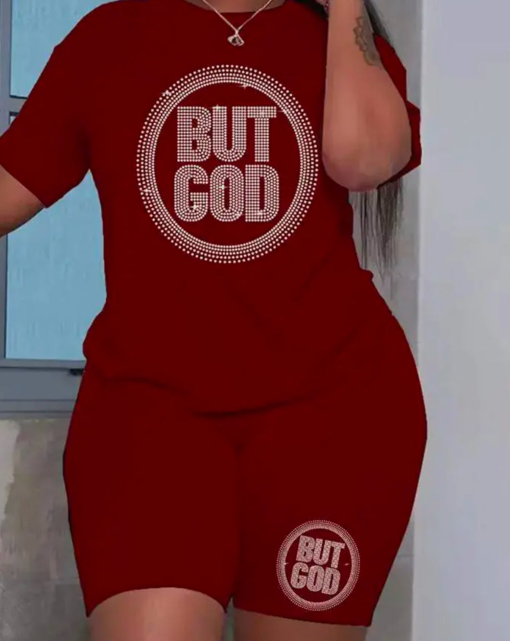But God, shirt & shorts