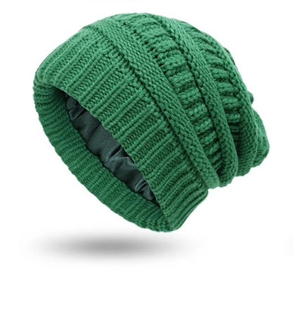 Satin-lined Beanies