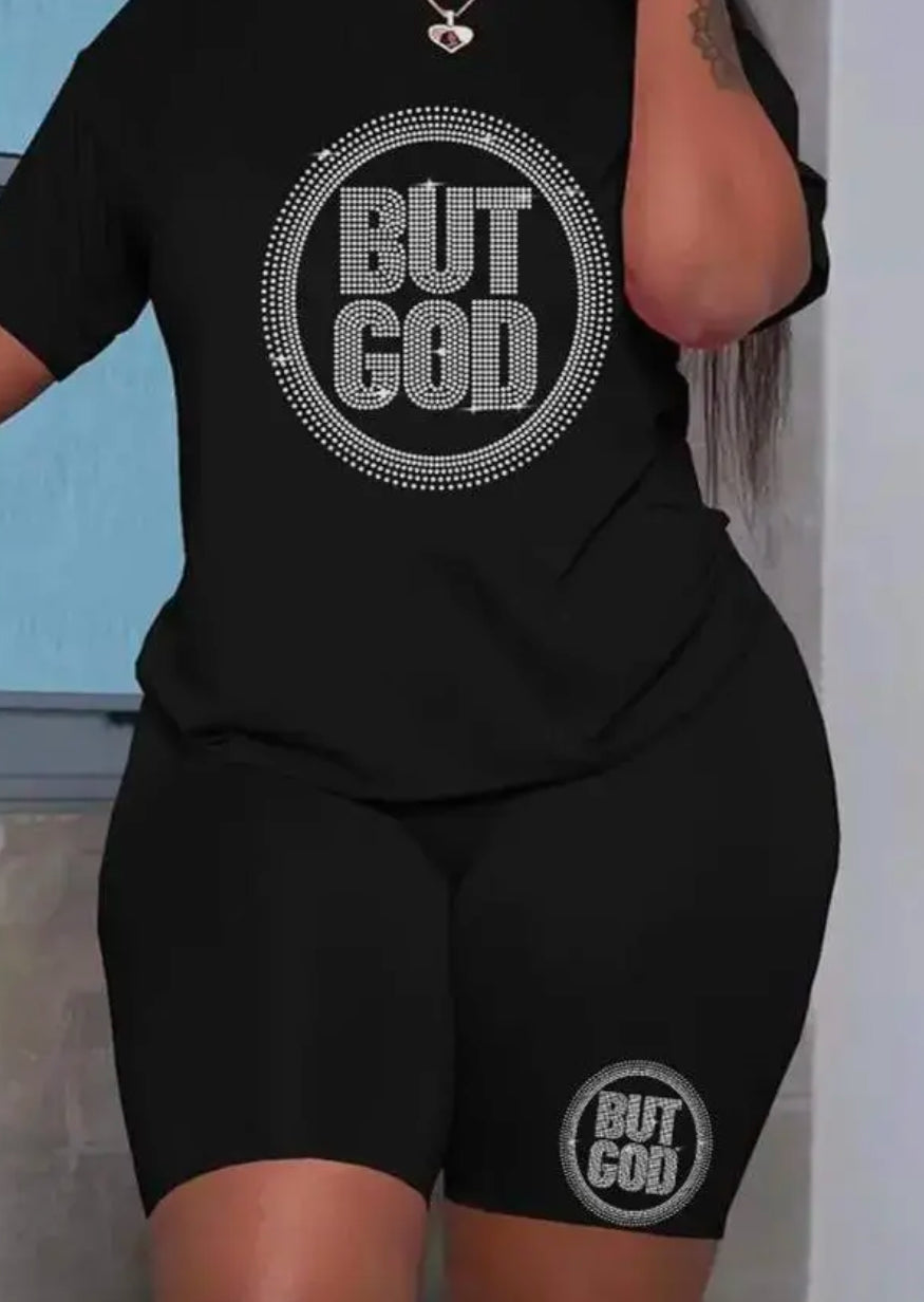 But God, shirt & shorts